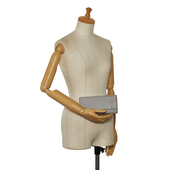 Celine Large Flap Multi-Function Long Wallet Gray - Picture 9 of 9